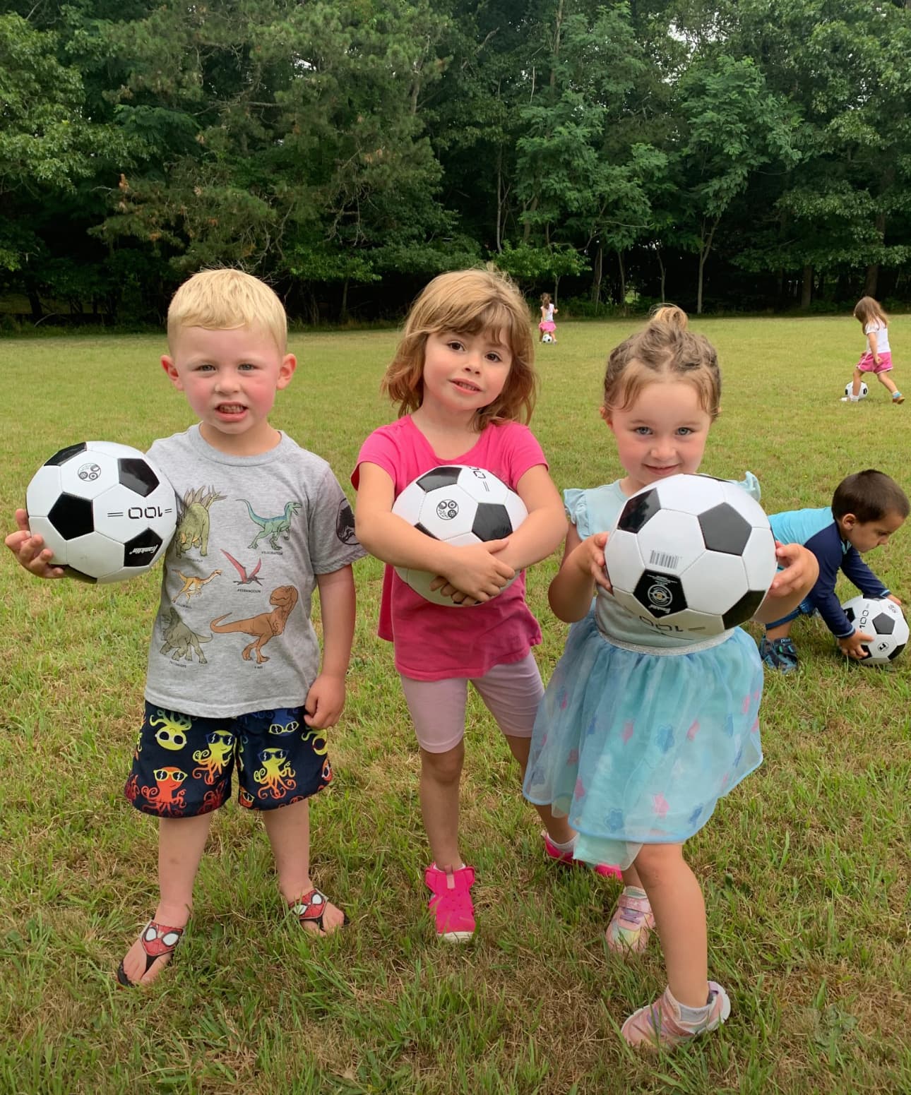 Summer Camp Kids with arms around eachother